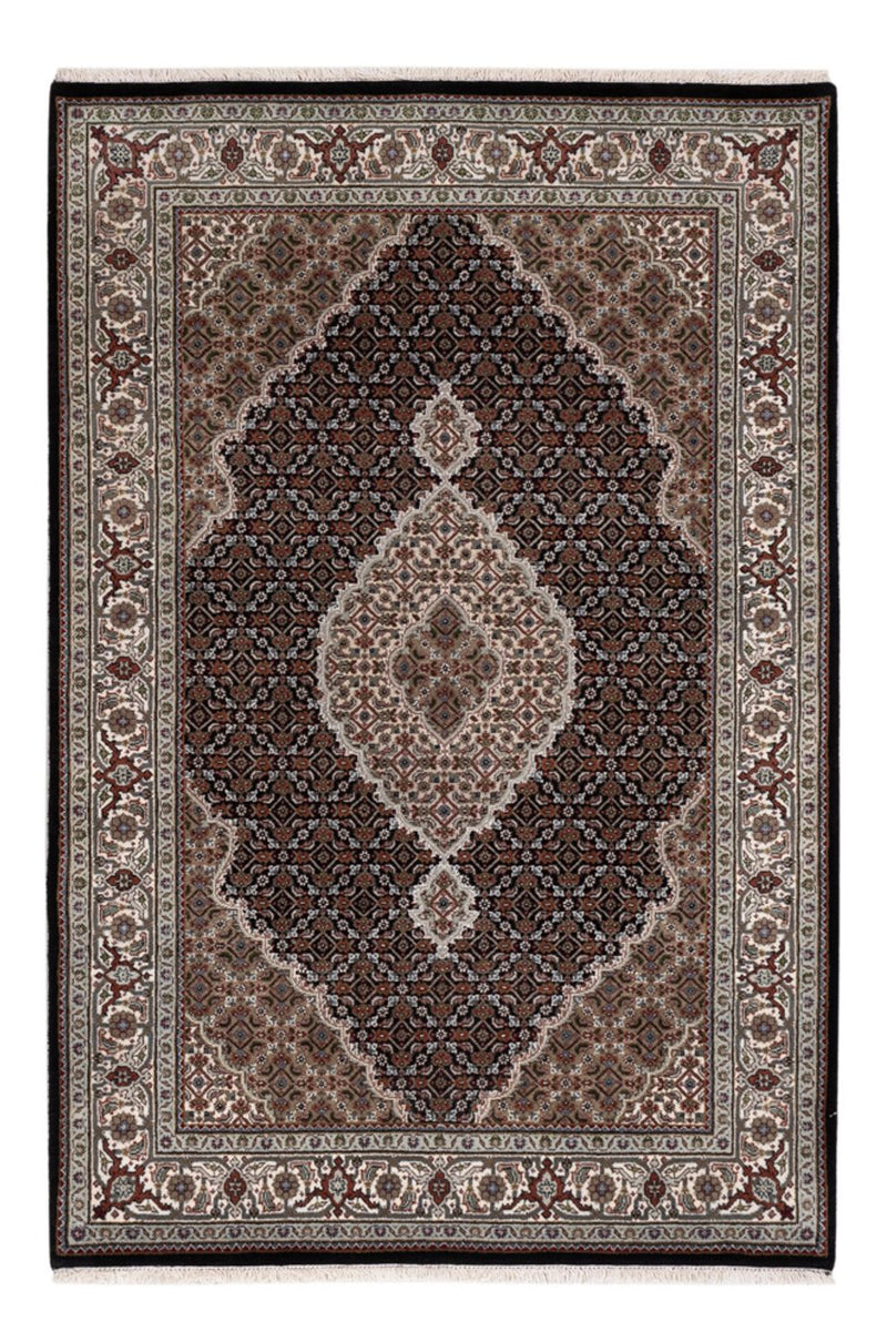 Orientaliska mattor - Tabriz - 187 x 124 cm - mörk beige