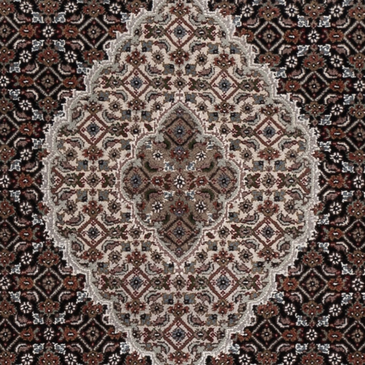 Orientaliska mattor - Tabriz - 187 x 124 cm - mörk beige