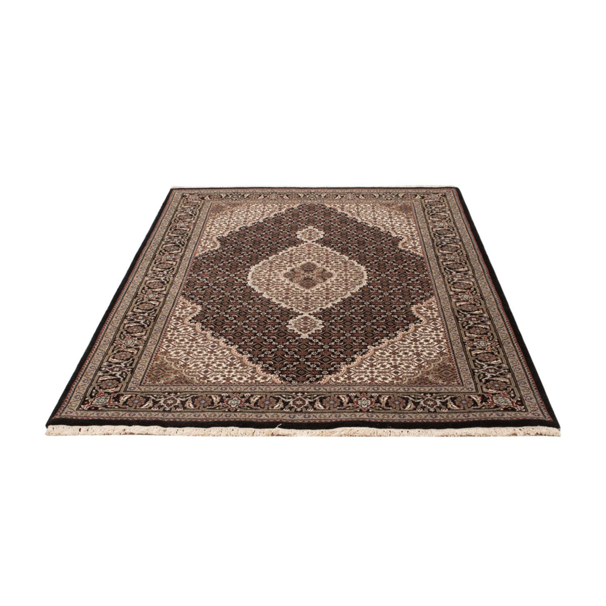 Orientaliska mattor - Tabriz - 184 x 120 cm - mörk beige