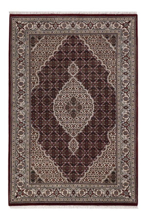 Orientaliska mattor - Tabriz - 186 x 124 cm - mörk beige