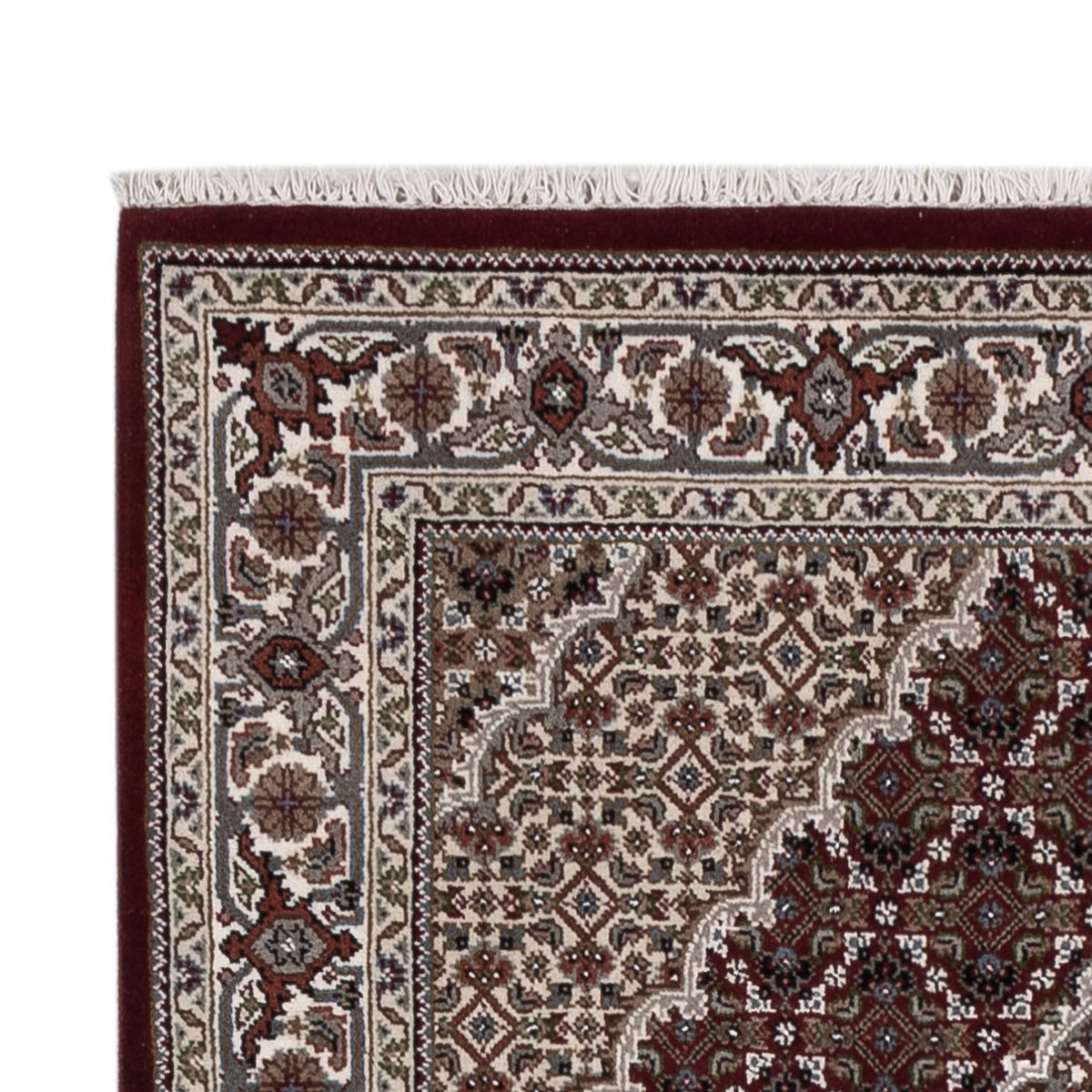 Orientaliska mattor - Tabriz - 183 x 119 cm - mörk beige