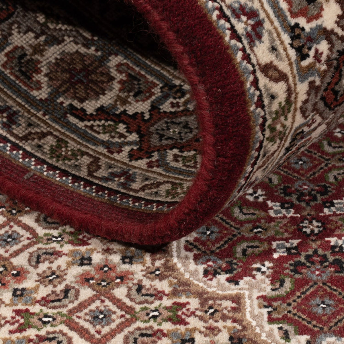 Orientaliska mattor - Tabriz - 183 x 119 cm - mörk beige