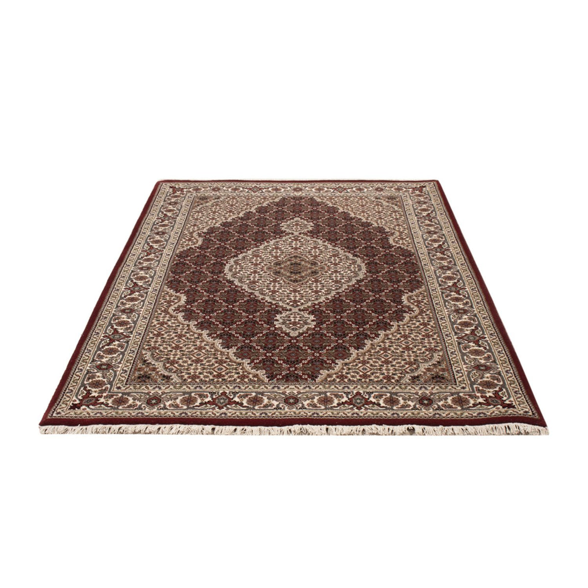 Orientaliska mattor - Tabriz - 183 x 119 cm - mörk beige