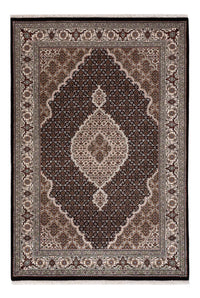 Orientaliska mattor - Tabriz - 184 x 124 cm - mörk beige