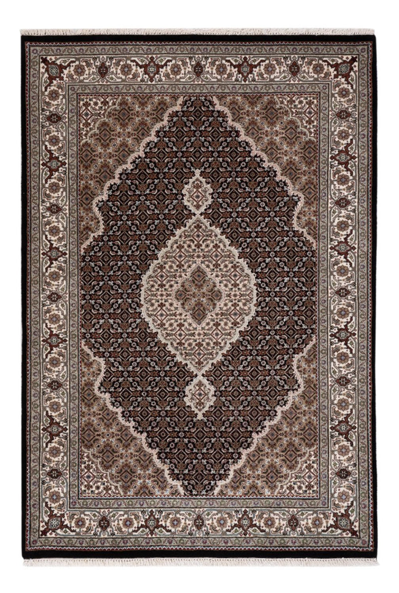 Orientaliska mattor - Tabriz - 184 x 124 cm - mörk beige