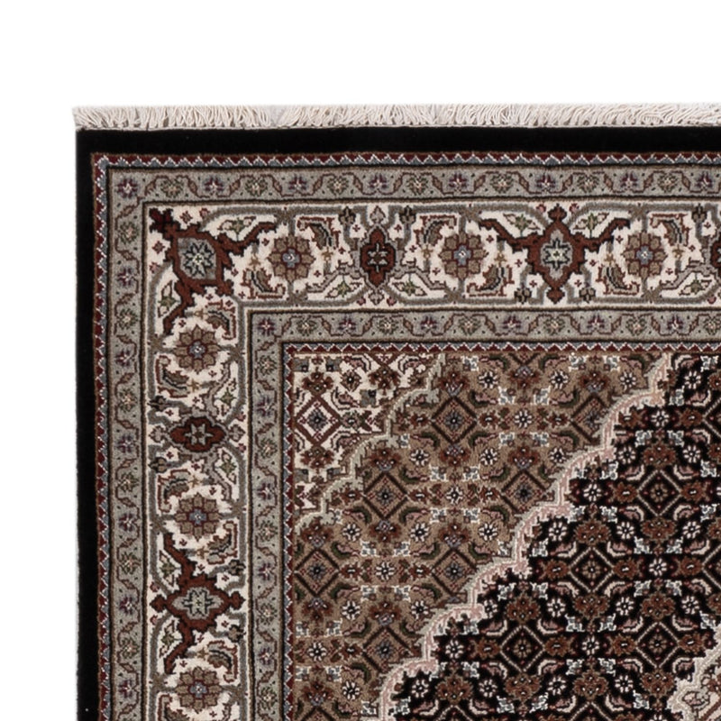 Orientaliska mattor - Tabriz - 184 x 124 cm - mörk beige