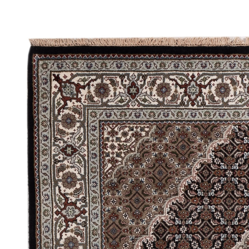 Orientaliska mattor - Tabriz - 188 x 123 cm - mörk beige