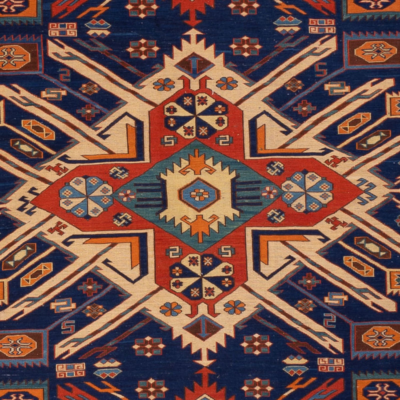 Kelim Carpet - orientalisk matta - Soumak - 299 x 214 cm - flerfärgad