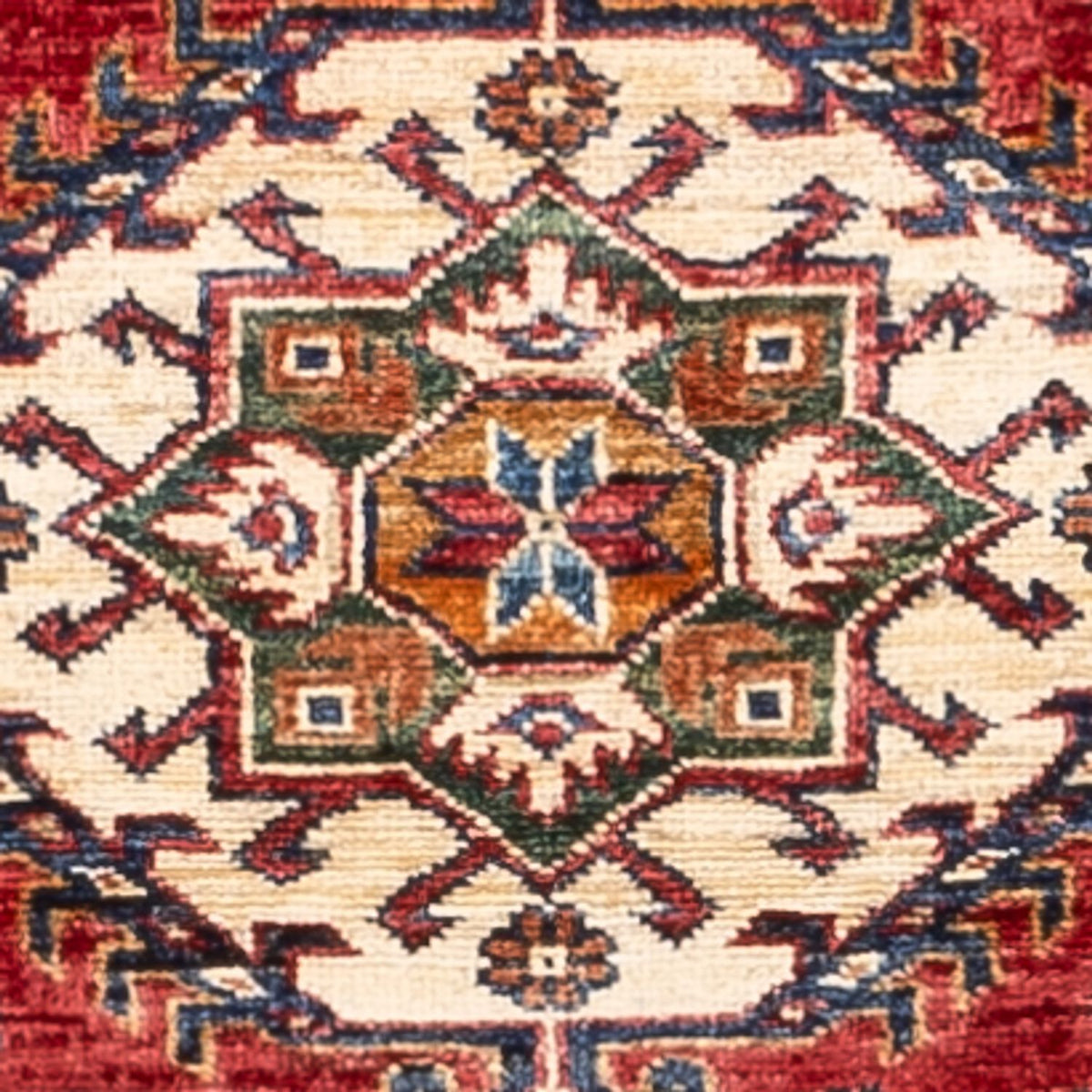 Runner Ziegler Carpet - Kazak - 245 x 77 cm - röd