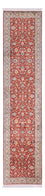 Runner Sidenmatta - Kashmir Silk - 363 x 79 cm - röd