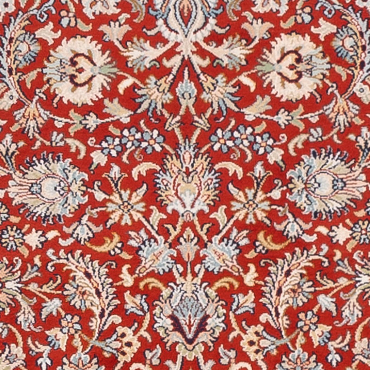 Runner Sidenmatta - Kashmir Silk - 363 x 79 cm - röd