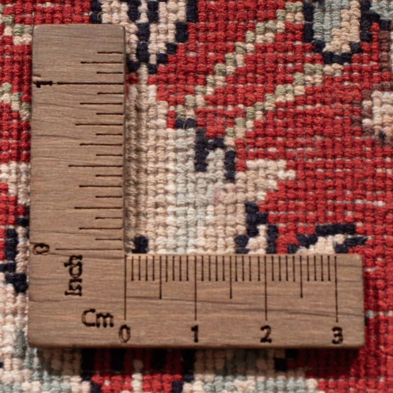 Runner Sidenmatta - Kashmir Silk - 363 x 79 cm - röd