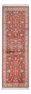 Runner Sidenmatta - Kashmir Silk - 241 x 76 cm - röd