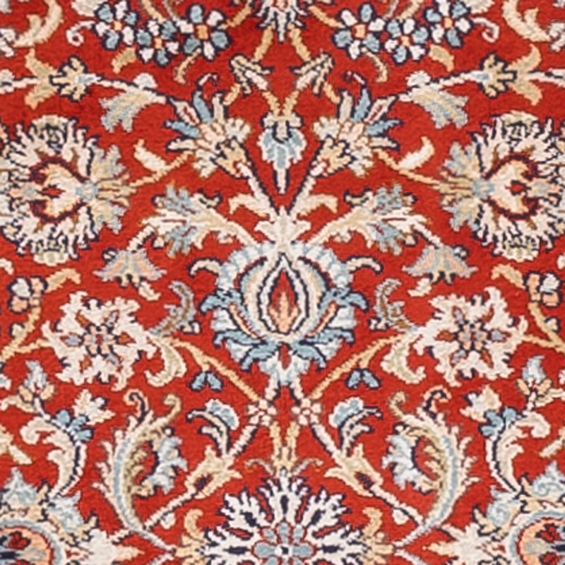 Runner Sidenmatta - Kashmir Silk - 241 x 76 cm - röd