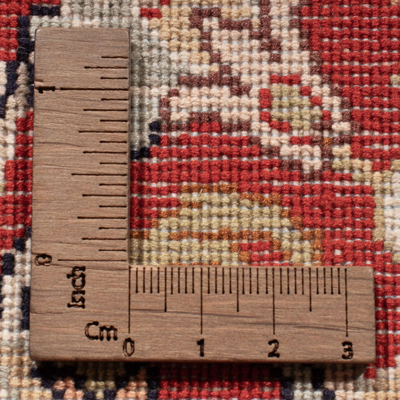 Runner Sidenmatta - Kashmir Silk - 241 x 76 cm - röd