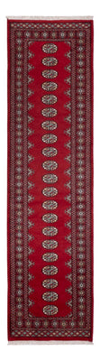 Runner Pakistanska mattan - 307 x 77 cm - röd