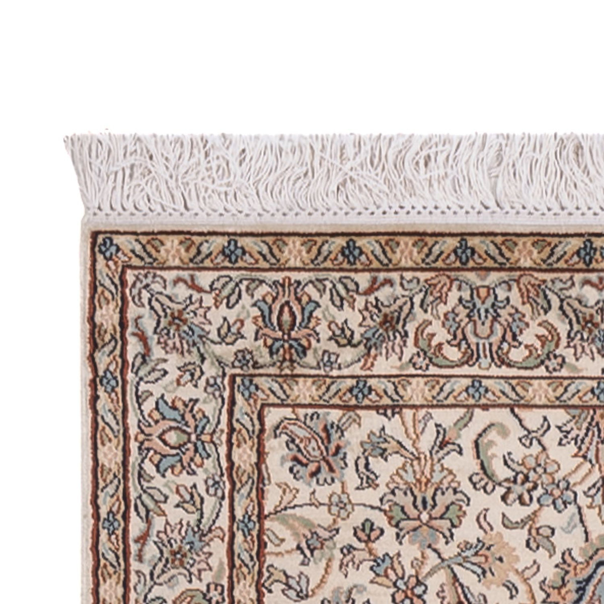 Runner Sidenmatta - Kashmir Silk - 307 x 77 cm - beige