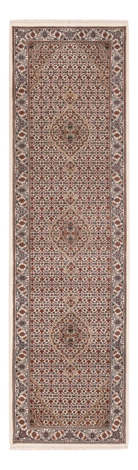 Runner Orientaliska mattor - Tabriz - 315 x 84 cm - mörk beige