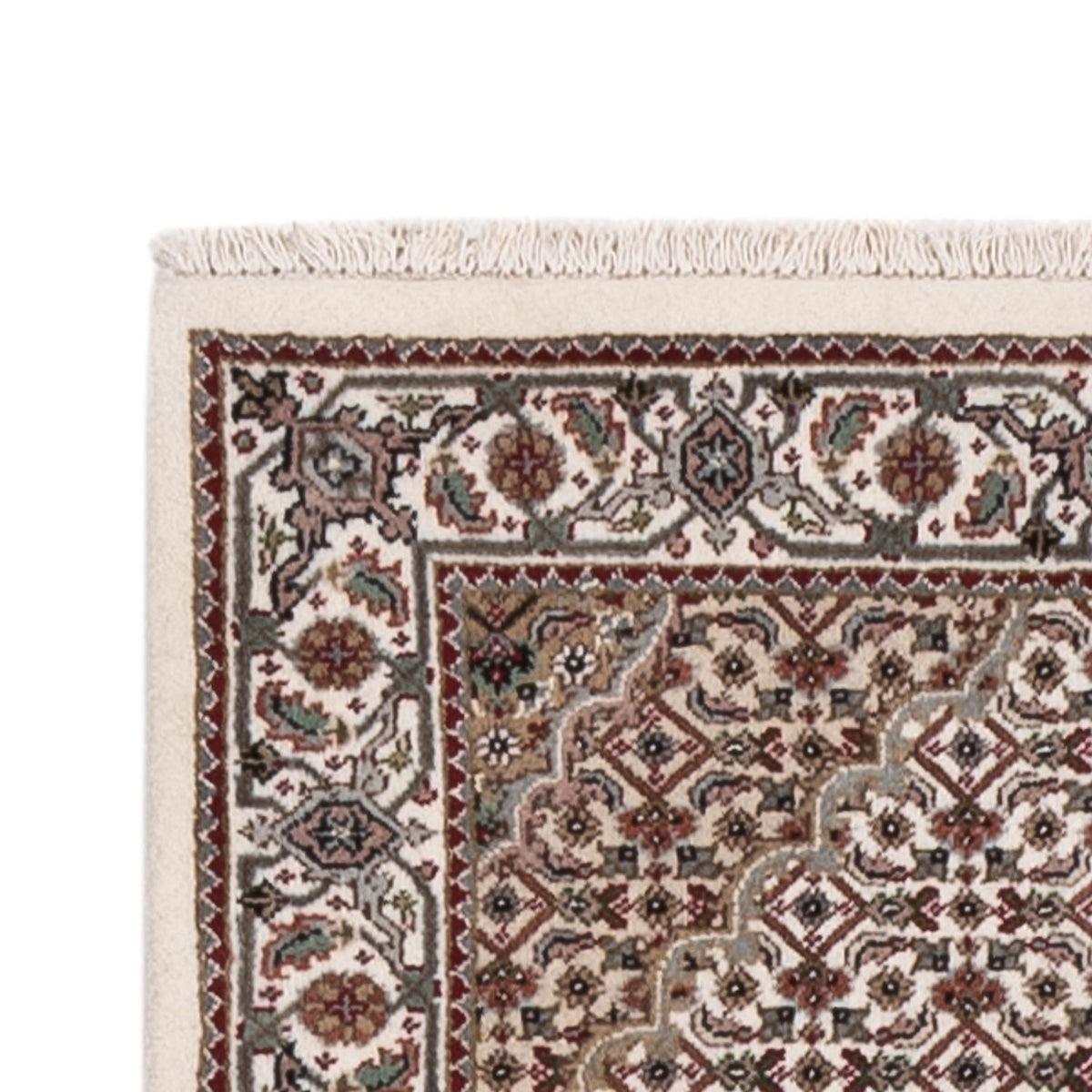 Runner Orientaliska mattor - Tabriz - 315 x 84 cm - mörk beige