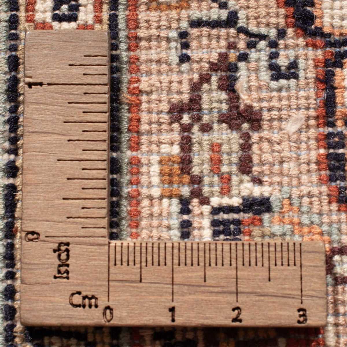 Runner Sidenmatta - Kashmir Silk - 301 x 77 cm - mörk beige