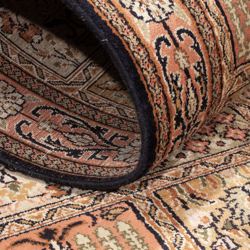 Runner Sidenmatta - Kashmir Silk - 280 x 77 cm - mörk beige