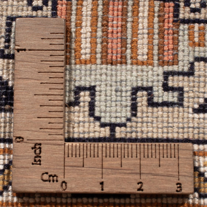 Runner Sidenmatta - Kashmir Silk - 280 x 77 cm - mörk beige