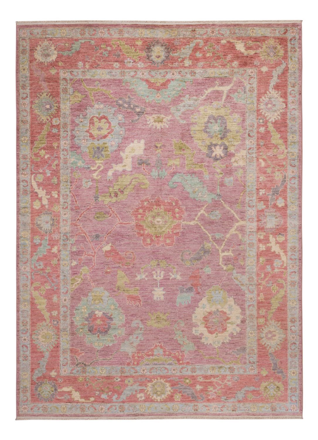 Ziegler Carpet - Usak - 241 x 170 cm - ljusröd