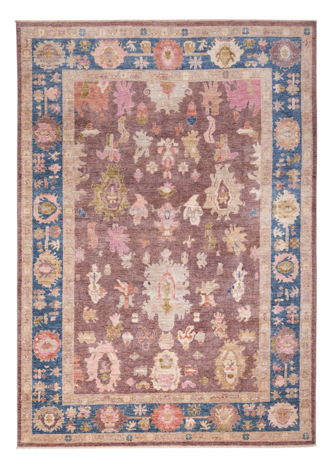 Ziegler Carpet - Usak - 292 x 204 cm - mörkröd
