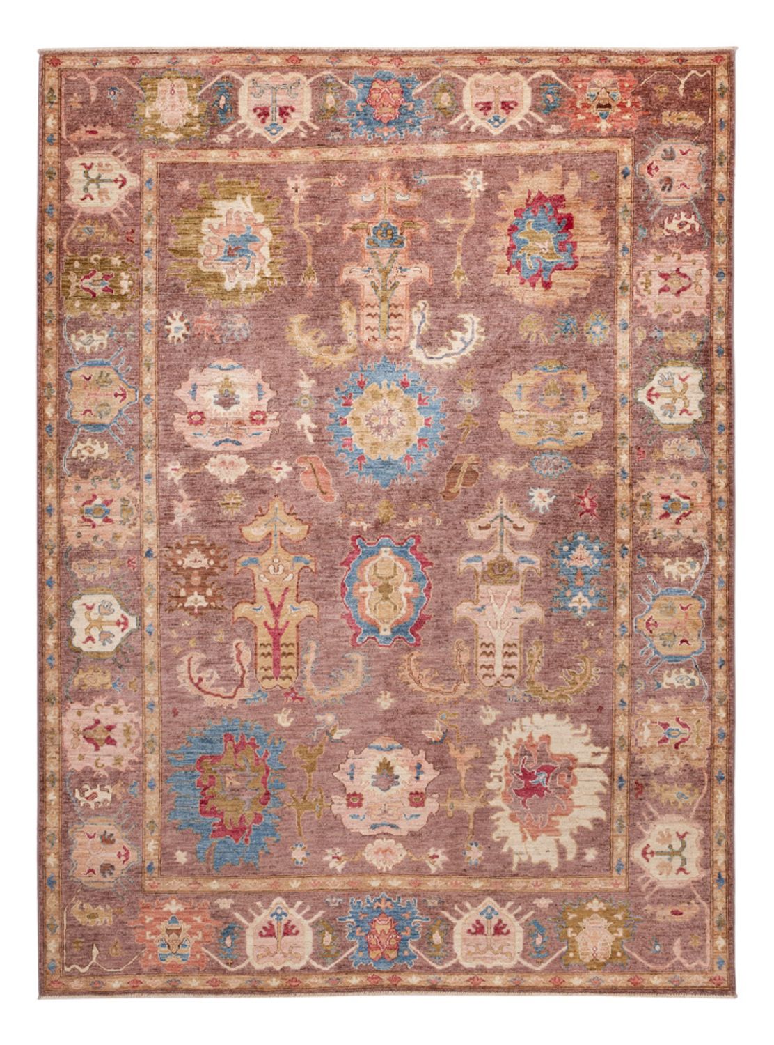 Ziegler Carpet - Usak - 277 x 203 cm - mörkröd