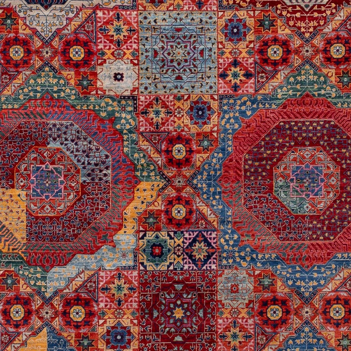 Designermatta - 360 x 272 cm - flerfärgad