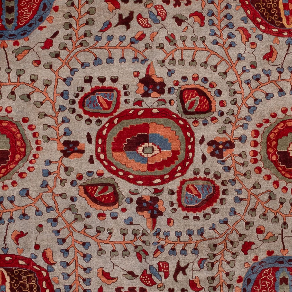 Designermatta - 380 x 271 cm - röd