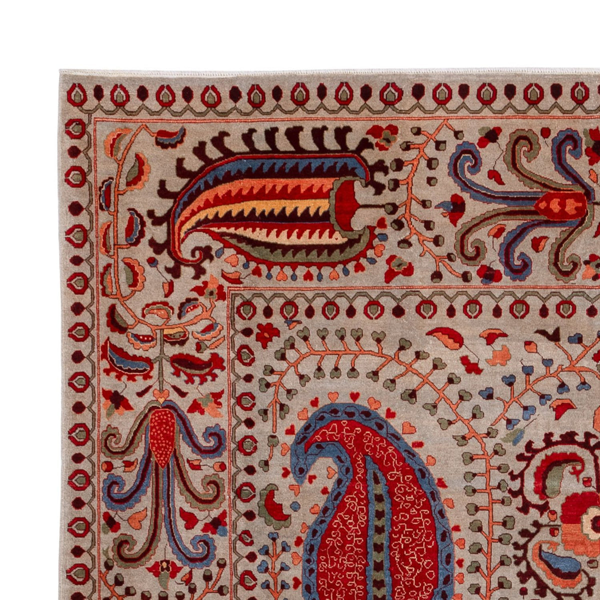 Designermatta - 380 x 271 cm - röd