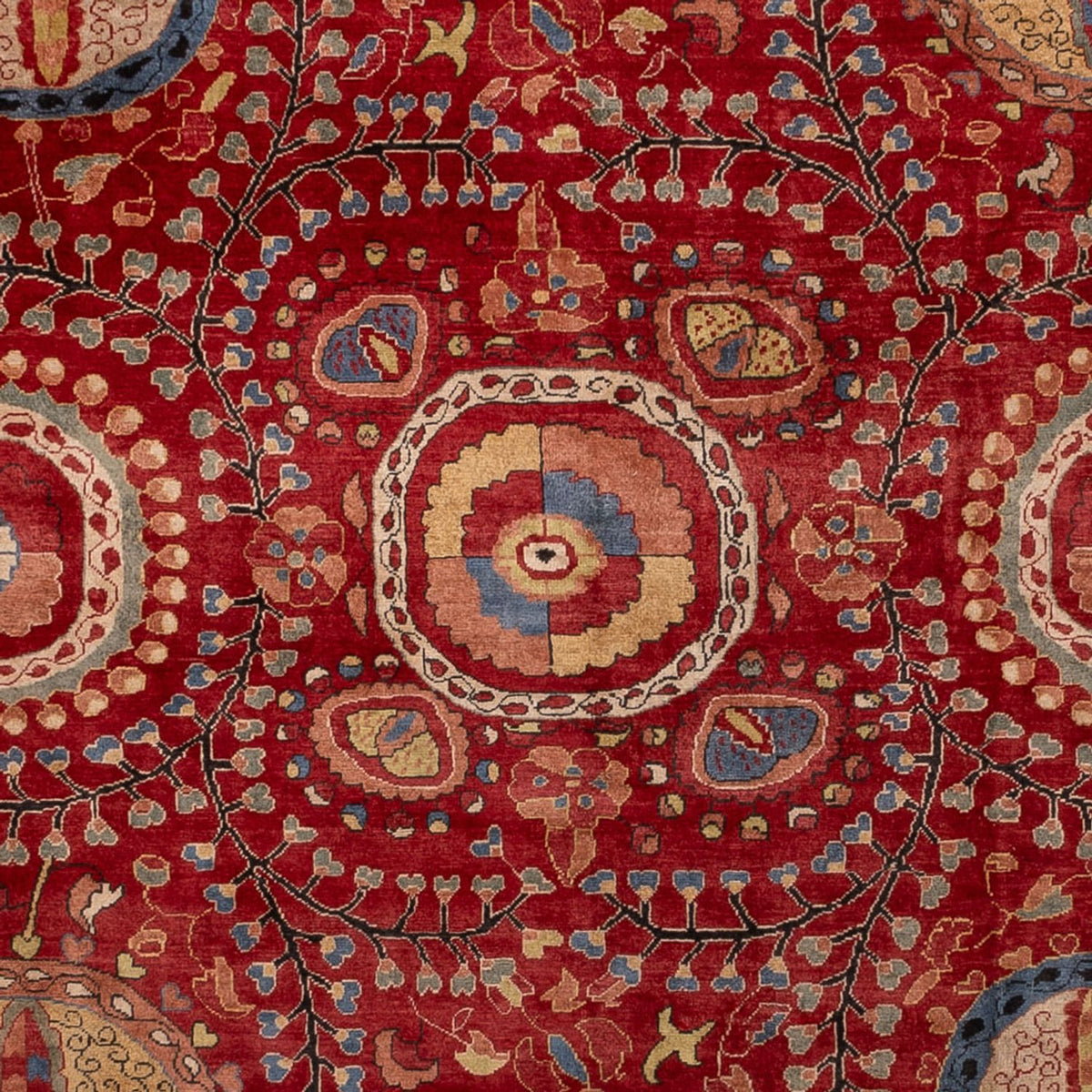 Designermatta - 350 x 260 cm - röd