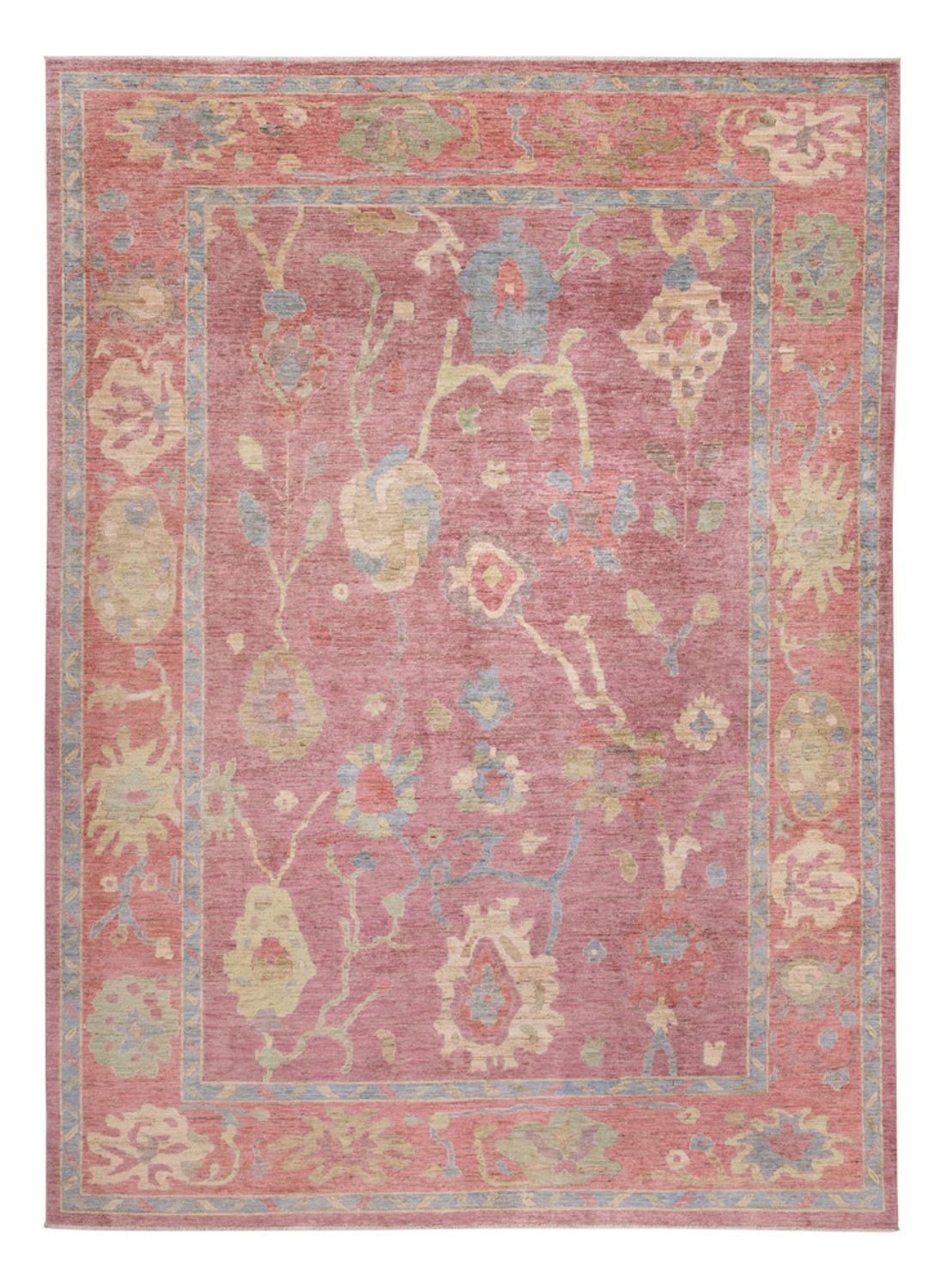 Ziegler Carpet - Usak - 369 x 267 cm - ljusröd