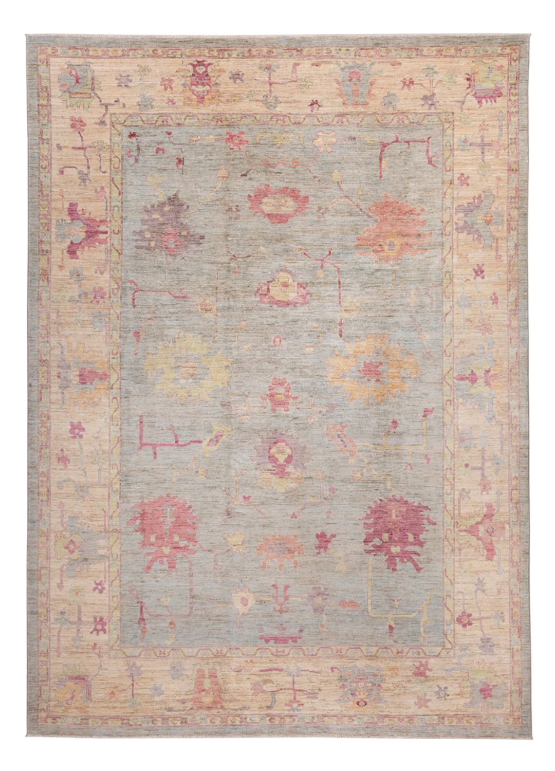 Ziegler Carpet - Usak - 366 x 264 cm - ljusblå