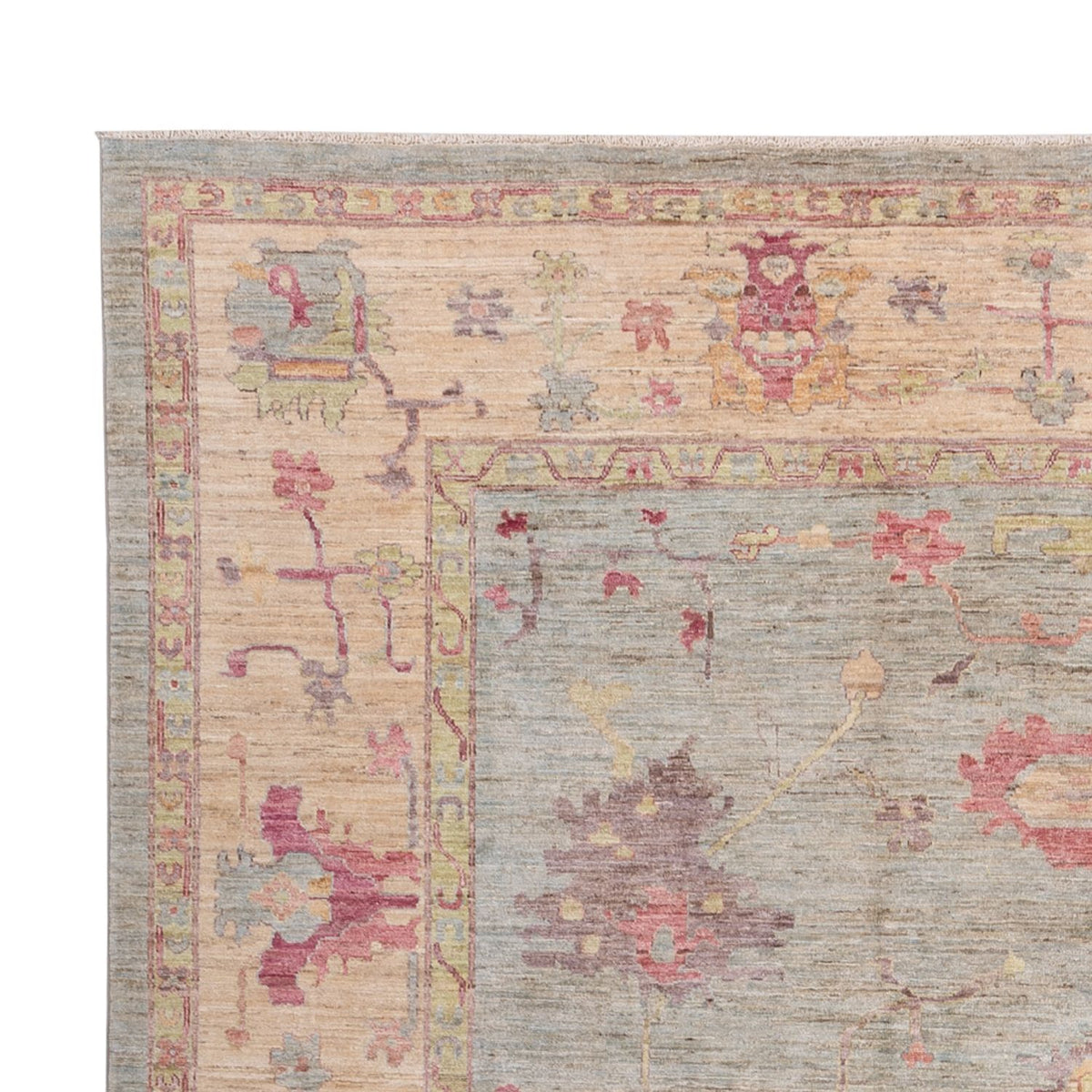 Ziegler Carpet - Usak - 366 x 264 cm - ljusblå