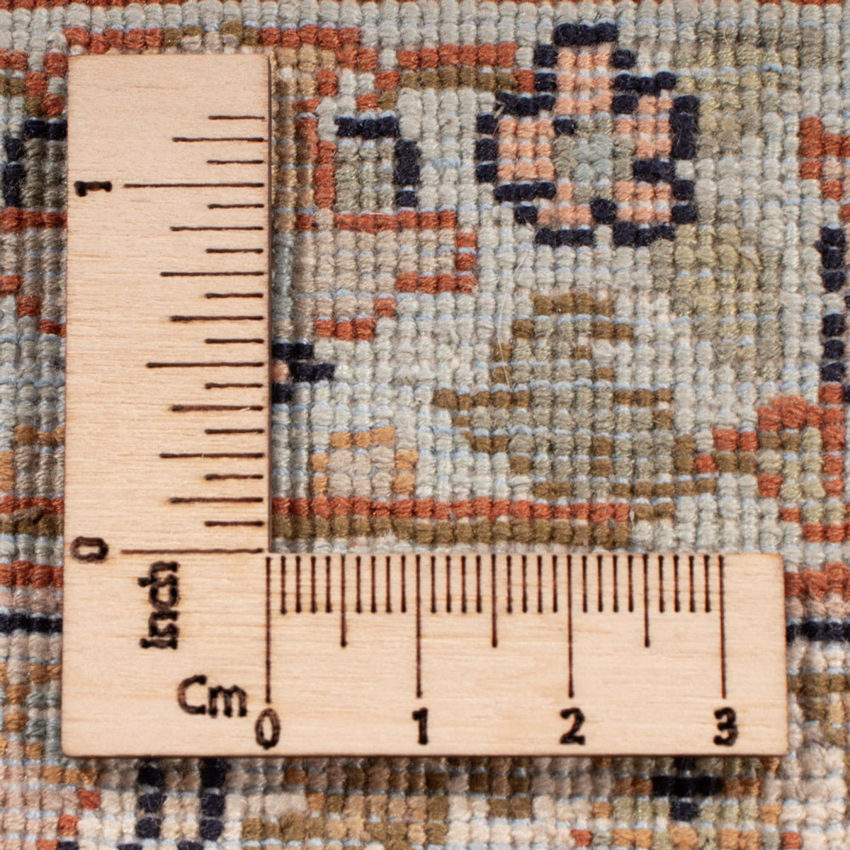 Sidenmatta - Kashmir Silk - 378 x 273 cm - mörk beige