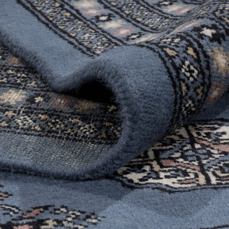 Afghansk matta - Bukhara - 344 x 248 cm - blå