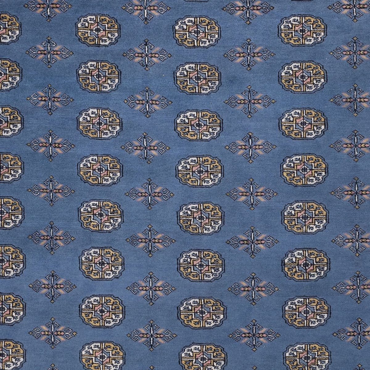 Afghansk matta - Bukhara - 341 x 240 cm - blå