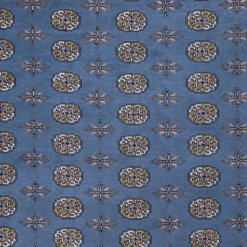 Afghansk matta - Bukhara - 341 x 240 cm - blå