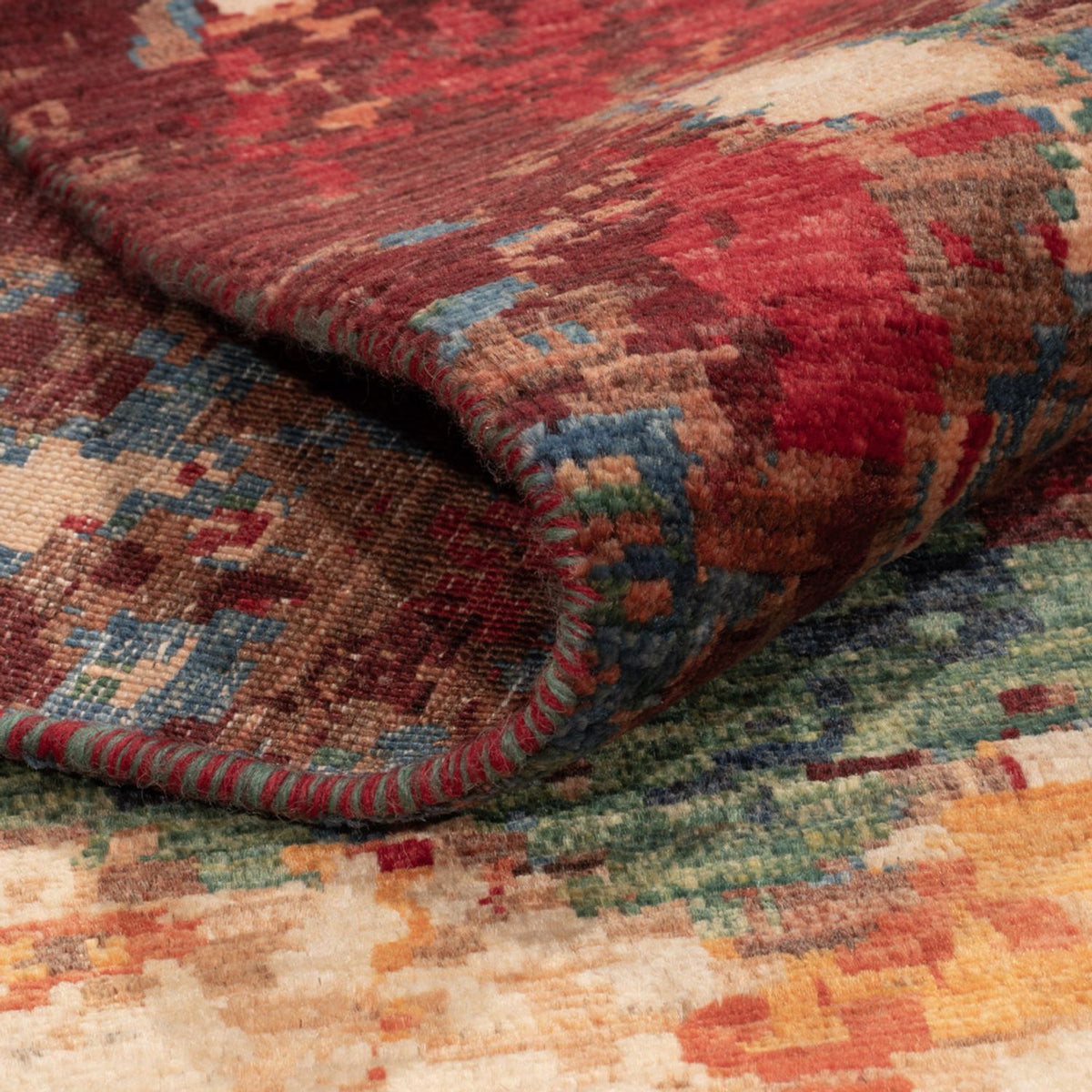 Designermatta - 340 x 247 cm - flerfärgad