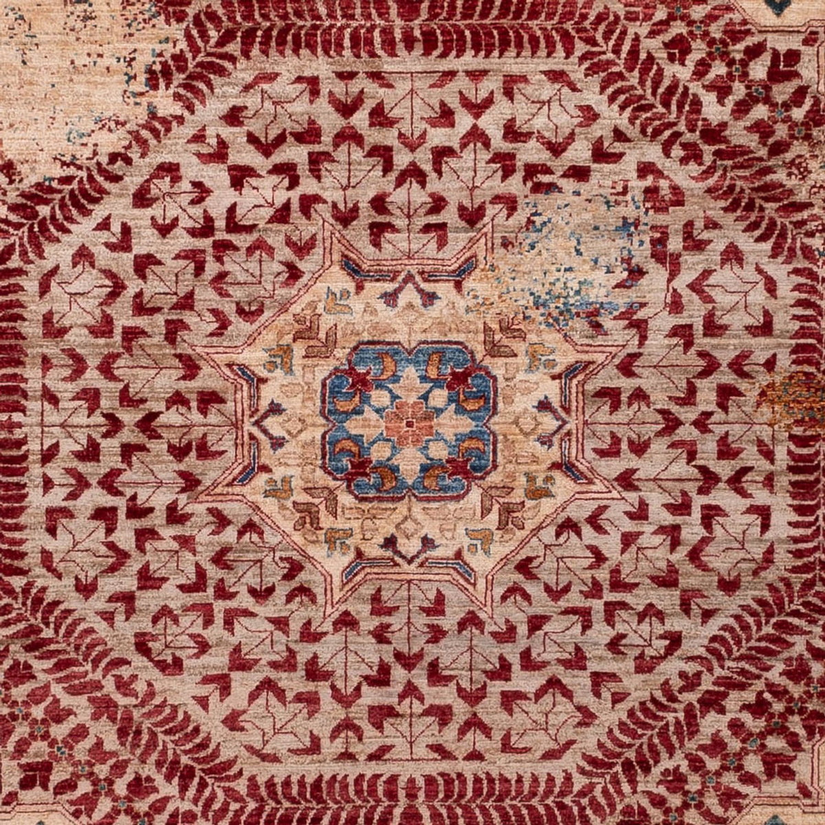 Designermatta - 340 x 249 cm - flerfärgad