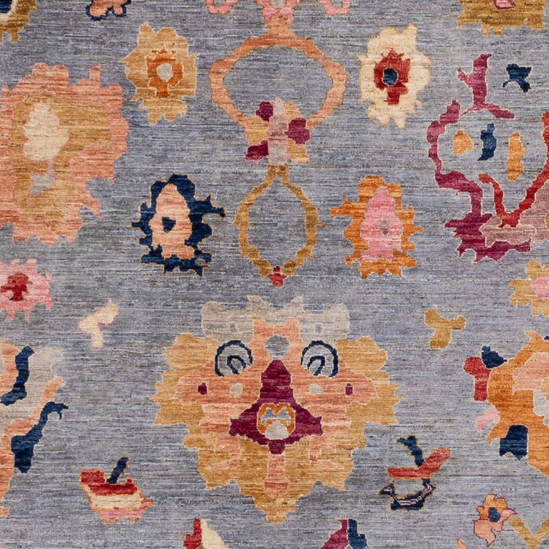 Ziegler Carpet - Usak - 357 x 290 cm - ljusblå