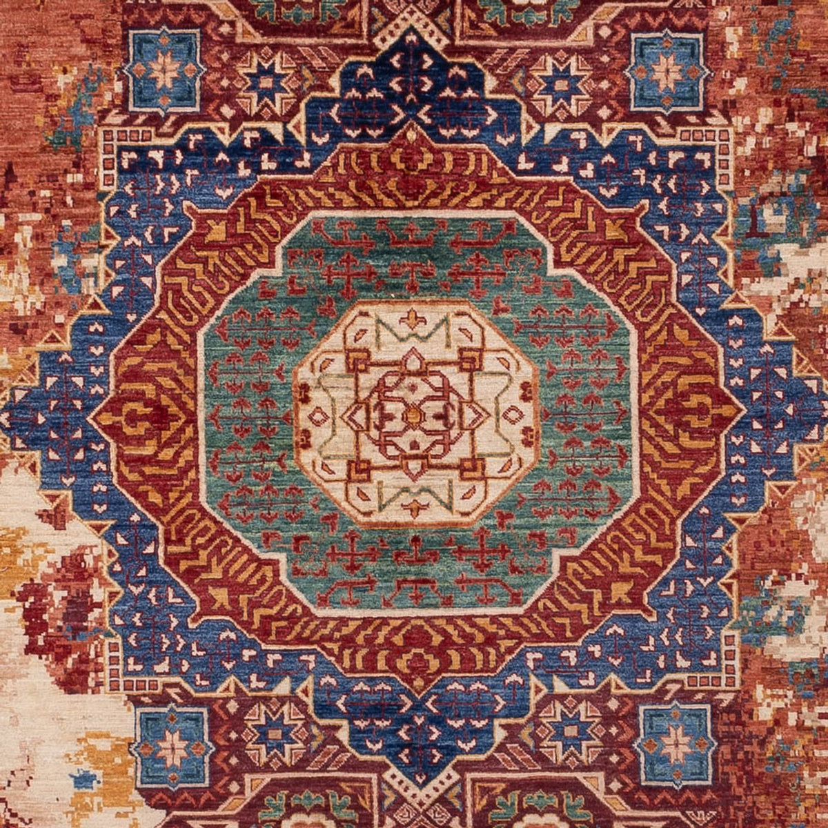 Designermatta - 346 x 245 cm - flerfärgad