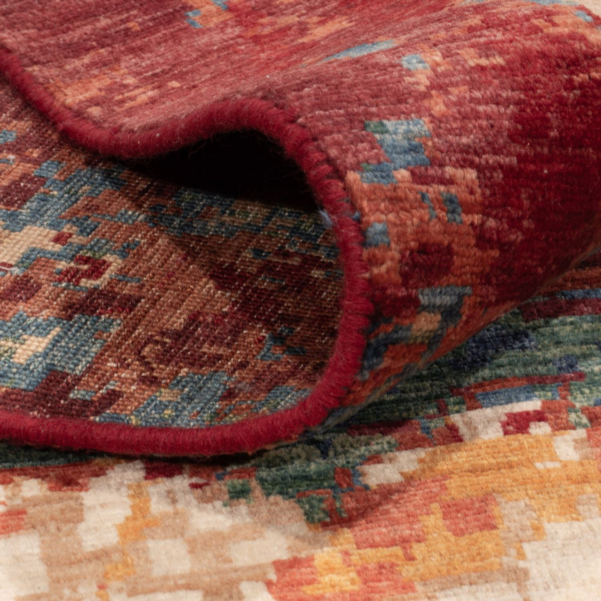 Designermatta - 346 x 245 cm - flerfärgad