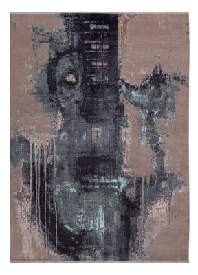 Designermatta - 354 x 256 cm - flerfärgad