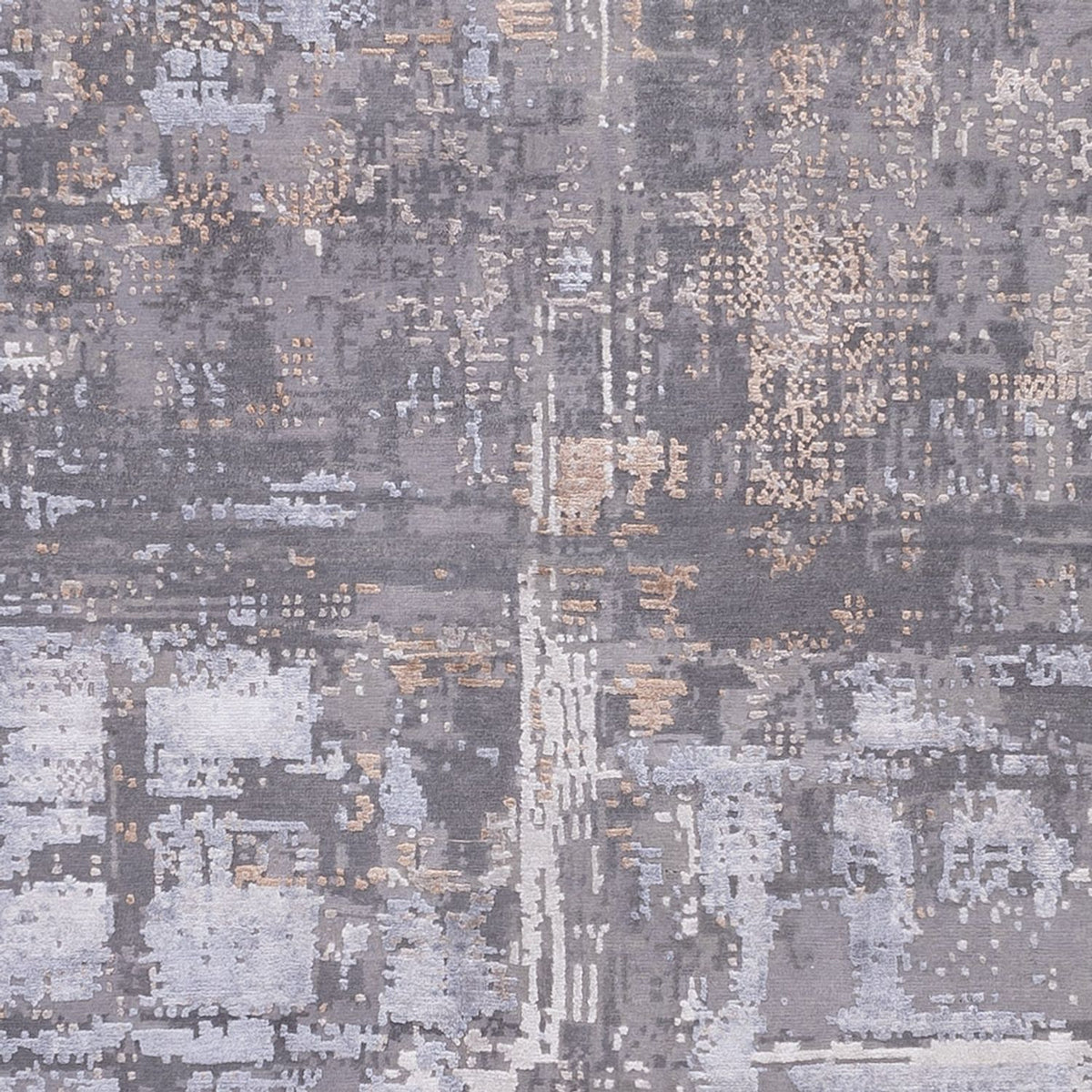 Designermatta - 353 x 250 cm - ljusgrå