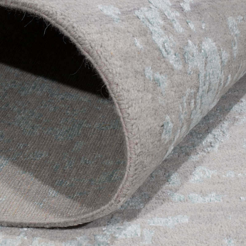 Designermatta - 367 x 275 cm - ljusblå