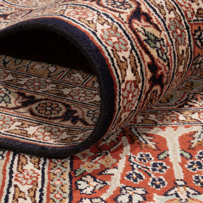 Sidenmatta - Kashmir Silk - 362 x 274 cm - mörk beige