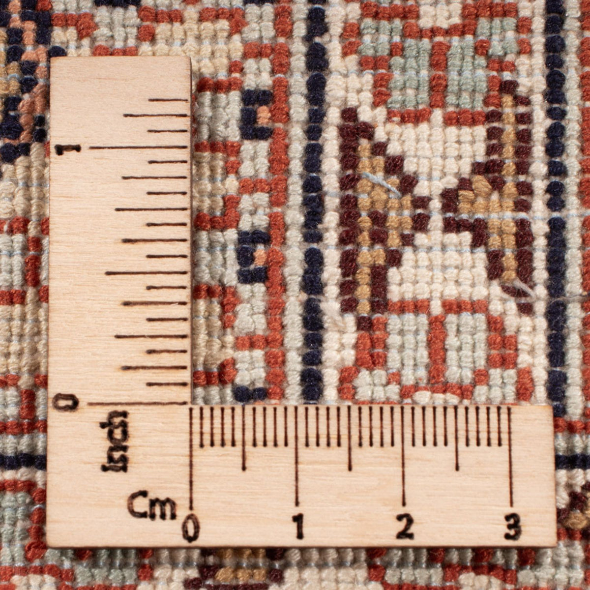 Sidenmatta - Kashmir Silk - 362 x 274 cm - mörk beige